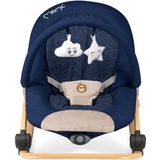 MoMi LUMIWOOD - automatisch wipstoeltje, met muziek - Navy Blue