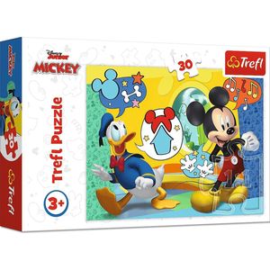 Trefl - Mickey Mouse en Funhouse - Puzzel - Multikleur - 30 Stukjes