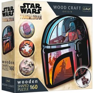 Trefl - Puzzels - Houten Puzzels - The Mandalorian - FSC Mix 70% - 160 Stukjes