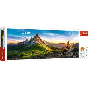 Trefl Puzzle - Panorama - Passo di Giau Dolomites (1000 pieces) Vloer