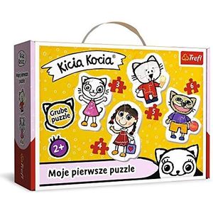 Trefl - Kicia Kocia - Puzzel - 3 tot 6 Delen - Baby Classic - Voor Kinderen Vanaf 2 Jaar