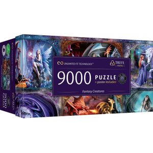 Trefl Prime - UFT Puzzel - Fantasy Creatures - 9000 Stukjes - Dik Karton - ECO