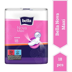 BELLA Nova Maxi - Maandverband - 18 st - Maximaal Comfort - Betrouwbare Bescherming