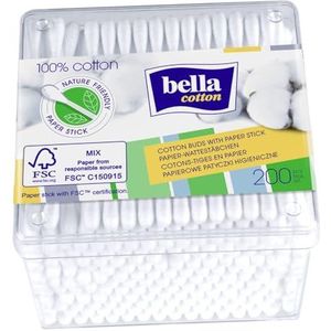BELLA Cotton wattenstaafjes 200 st