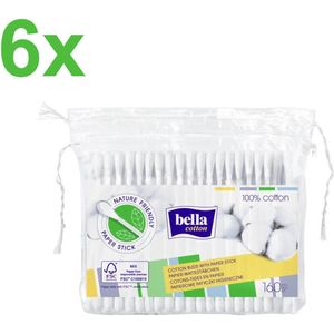 Bella Cotton - Wattestokjes - Biodegradeerbaar - 160 Stuks - Voordeelverpakking
