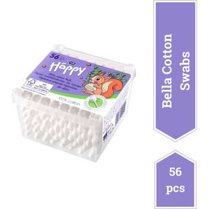 Bella Baby Happy - Wattenstaafjes - 100% Katoen - 56 Stukken