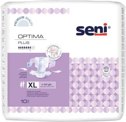 Seni Optima Plus - Incontinentieslip - XL - 1 pak van 10 stuks