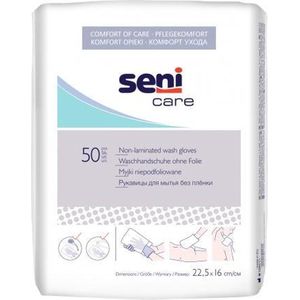 Washandjes wegwerp Seni Care 50 stuks