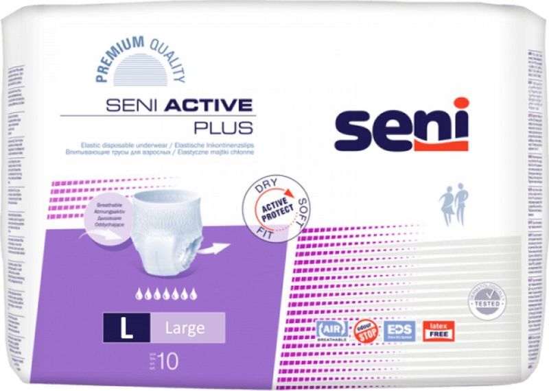 Slip Seni Active Plus Pants 5213 L (per 10)