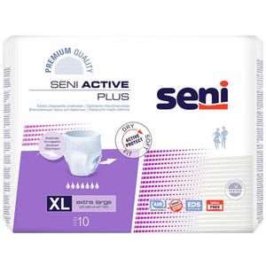 Seni Active Plus - Incontinentiebroekje - XL - 1 pak van 10 stuks