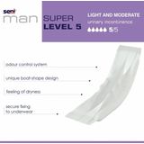 Seni Men - Incontinentieverband - Licht - 15 Stuks - Anatomische Pasvorm