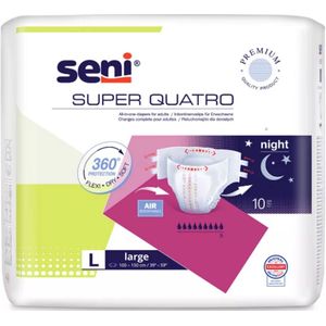 Seni Super Quatro - Incontinentieverband - Large - 6 pakken van 10 stuks