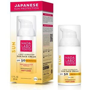 HADA LABO - Light Hydrator Sun Face Cream - SPF 50 - 50 ml