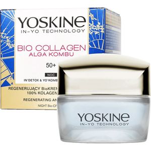 Bio Collageen Kombu Alga 50+ regenererende nachtcrème voor rimpels 50ml