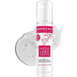 Hada Labo Tokyo Gezichtslotion voor dames met hyaluronzuur 150 ml - gezichtslotion voor vrouwen - parfumvrij - effectief voor het gezicht voor alle huidtypes