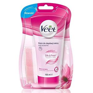 Veet Silk & Fresh Ontharingscrème voor de normale huid, 1 stuk (135 ml)