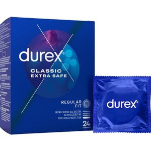 Durex - Extra Safe - Condooms - Transparant - 24 Stuks