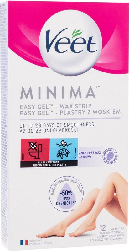 Veet - Minima Hypoallergenic - Ontharingsstips - 12 st