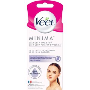 Veet Minima Hypoallergenic Wax Ontharingsstips voor het Gezicht 20 st