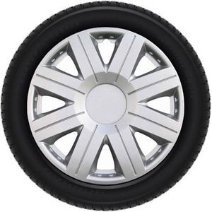 Cosmos - Wieldoppen - Zilver/Grijs - Set van 4