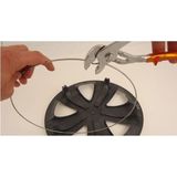 Cosmos - Wieldoppen Set - Zilver/Grijs - Universeel 15 Inch