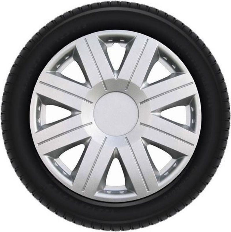 Cosmos - Wieldoppen Set - Zilver/Grijs - Universeel 15 Inch