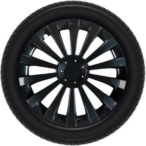 Wieldoppen set - 14 Inch – Meridan Zwart (4 Stuks)