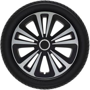 5 stuks zwarte wieldoppen voor Citroën 60 mm C1 C3 C4 C5 C6 DS3