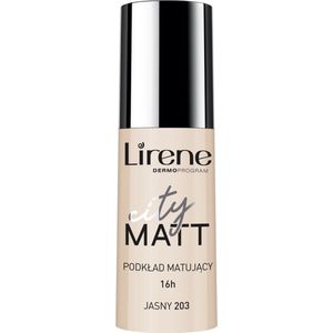 Lirene - City Matt - Vloeibare Foundation - Tint 203 - 30 ml