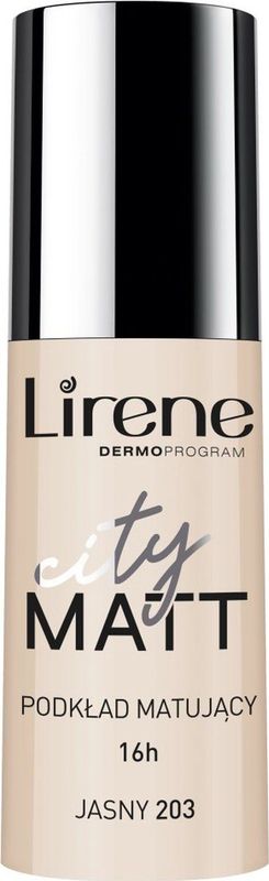 Lirene - City Matt - Vloeibare Foundation - Tint 203 - 30 ml