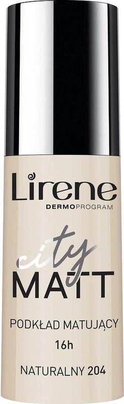 Lirene - City Matt - Foundation - Tint 204 Natural - 30 ml
