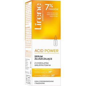 Lirene - Acid Power - Gezichtsserum - 30 ml - Exfoliërend