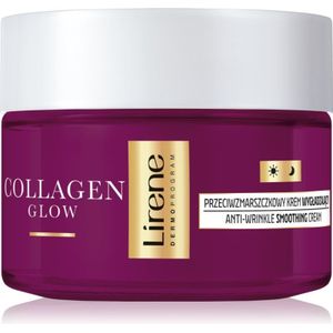 Lirene Collagen Glow 50+ Gladmakende Crème voor Gezichtscontour Versteviging 50 ml