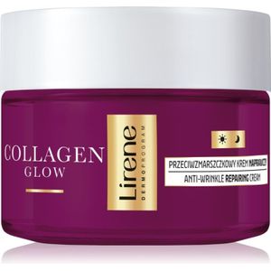 Lirene Collagen Glow 70+ Anti-Rimpel en Regenererende Crème voor voeding van de huid en behoud van de natuurlijke hydratatie ervan 50 ml
