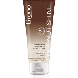 Perfect Tan verlichtende gouden gezichts- en lichaamscrème Coconut Shine 150ml