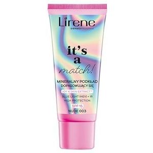 Lirene Mineral Mineraal Getinte Crème voor Normale tot Gemengde Huid SPF 15 nude 30 ml