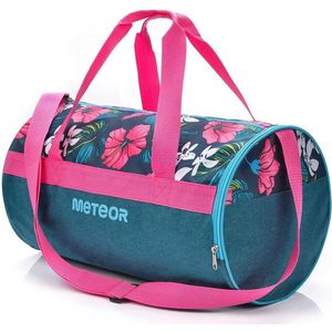 Sporttas heren/dames & kinderen - 25L - tas gymtas zwemtas reistas vakantietas fitnesstas riemtas - Roze/Blauw