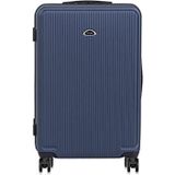 OCHNIK Grote koffer | Harde koffer | Materiaal: ABS | Afmetingen: L | Afmetingen: 74 x 47 x 29 cm | Inhoud: 97 liter | 4 wielen | Marineblauw, Marineblauw, L, Koffer