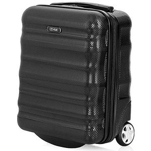OCHNIK Cabinekoffer | Harde koffer | Materiaal: PC | Kleur: zwart | Afmetingen: 40 x 30 x 20 cm | Inhoud: 18 liter | Hoge kwaliteit, zwart, Kabinowa, koffer