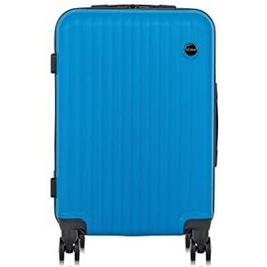 OCHNIK Koffer | hardshell koffer | materiaal: ABS | Model: WALAB-0057 | hoge kwaliteit, blauw, Medium, Harde koffer