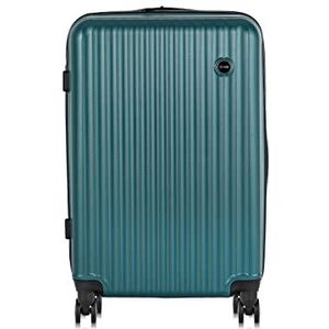 OCHNIK Koffer | hardshell koffer | materiaal: ABS | Model: WALAB-0057 | hoge kwaliteit, Donkergroen 2, Large, Harde koffer