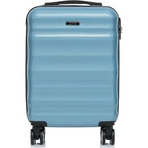 OCHNIK Kleine harde koffer | Materiaal: PC | Kleur: blauw | Vergrendeling: TSA | Maat: 20 inch | Afmetingen: 55 x 36 x 21 cm | Volume: 30 liter | 4 rollen | Hoge kwaliteit, Blauw, S, Blauw, S