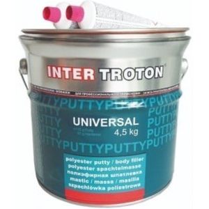 Inter Troton I Universele Plamuur I 4,5kg I Polyester Putty I Mega Blik I