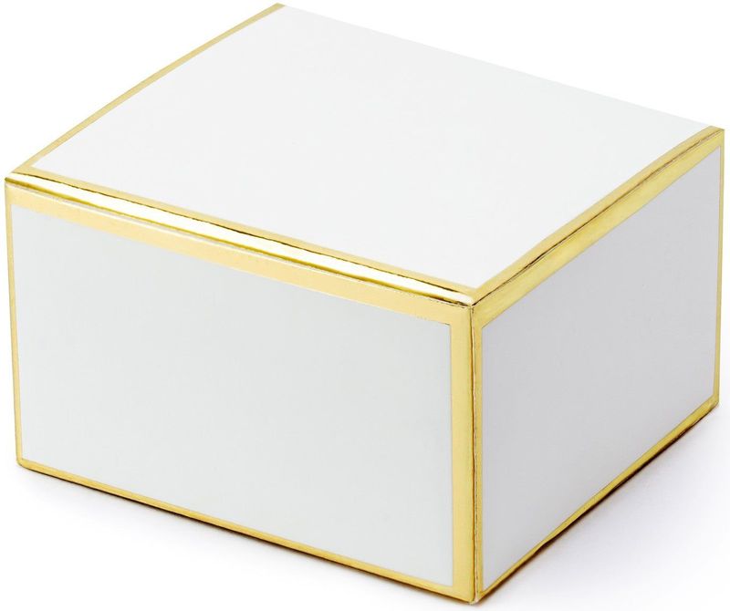 Geschenkdoosjes Rand Goud 6cm 10st