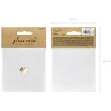 Naamkaartjes Goud 10cm 10st