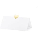 Naamkaartjes Goud 10cm 10st