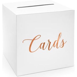 Kaartendoos Wit Rosé Goud