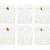 Uitdeelzakjes Little Star 14cm 6st
