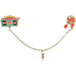 Partydeco - Collar pin radio