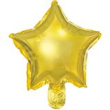 Helium Ballon Ster Goud Leeg 25cm 25st